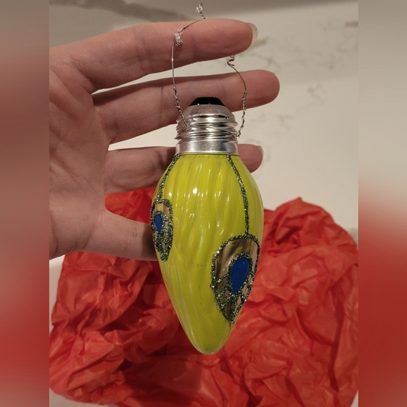 Handmade Other - Handmade Upcycled Light Bulb Ornament